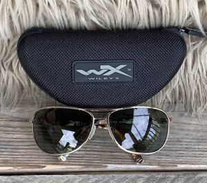Wiley X Sunglasses WX Klein Sunglasses READ  Aviator Gold Frame Unisex