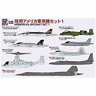Pit road 1/700 Sky Wave series working American military aircraft set 1 pla