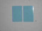 10 Blank PVC Plastic Photo ID Light Blue Credit Card CR80 30Mil