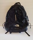 The North Face Recon Hiking / Camping Backpack. Black All Zippers And Clips Work