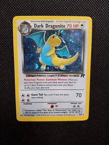 Pokemon Card Dark Dragonite 5/82 Team Rocket Holo MP