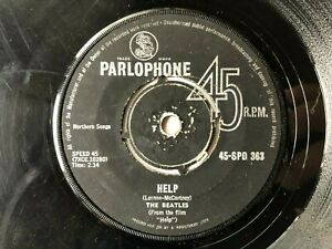 Beatles HELP / I'M DOWN 1965 Parlophone 45 rpm single South Africa G+