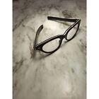 Vintage Cat Eye Glasses Black Marked Italy 60's