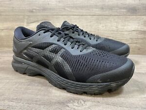 Asics Mens Gel Kayano 25 Black 1011A019 Running Comfort Shoes Sneakers Size 12.5