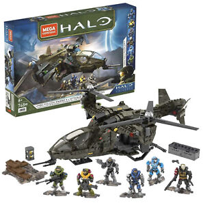 ✨ Brand New MEGA Halo UNSC Falcon Sweep Building Toy Kit (HDP62) ✨