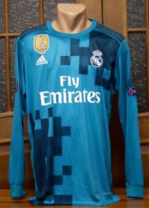 Real Madrid 2017-2018 UEFA Champions League Third long sleeve jersey