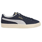 Puma Suede Flagship Lace Up  Mens Blue Sneakers Casual Shoes 387626-01