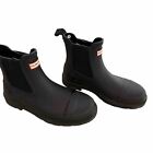 Hunter HTRWFS2078RMA Chelsea Rain Boot for Women, Size 8 - Black