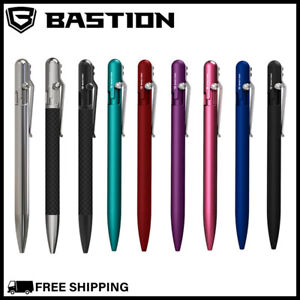 BASTION BOLT ACTION SLIM PEN Retractable Lightweight Ballpoint Custom Metal Pens