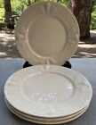 Set of FOUR Red Cliff Ironstone “Grape” Dinner Plates White Fine China