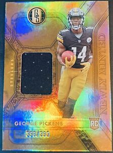 2022 Panini Gold Standard George Pickens Newly Minted Patch #’d /399 Steelers 🔥