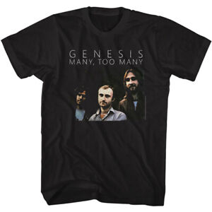 Genesis T-shirt - New - Many Too Many Phil Collins - Official