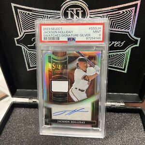 New ListingJackson Holliday 98/99 AUTO 2023 Select Swatches Signatures POP1 RPA PSA9