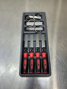 SNAP-ON Feeler Gauge SET ~ 82 PIECES ~ Straight, Step & 45° *RED HANDLES* NEW!