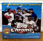 2020 Topps Chrome MLB Baseball Update Series Mega Box | FACTORY-SEALED | Blue