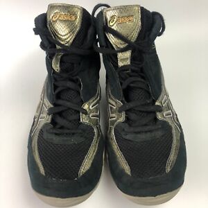 Asics Wrestling Shoes Mens 11.5 Cael V 3.0 JY700 Gold Black Snakeskin Rare