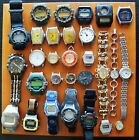 25+ PLUS LARGE OLD WRIST WATCHES USED PARTS REPAIR JUNK CRAFTS WRISTWATCHES LOT