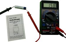 Digital Multimeter 7 Test Functions AC DC Voltage Resistance Current Meter AC DC
