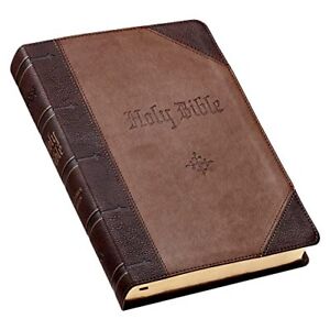 KJV Holy Bible, Giant Print Full-size Faux Leather Red Letter Edition - Thum...