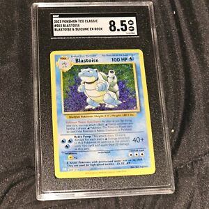 Blastoise CLB 003/034 Pokémon Trading Card Game Classic Collection SGC 8.5