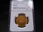 1918 MS63 Mexico Gold 20 Pesos NGC Certified - Fantastic Example