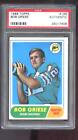 1968 Topps #196 Bob Griese ROOKIE RC PSA A Graded Football Card Miami Dolphins
