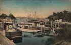 Mattituck Long Island New York NY Fishing Fleet Peconic Bay Postcard