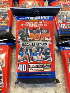 1 FAT PACK - 2021 Panini Rookies & Stars NFL Football 40 Card SEALED Cello Pack