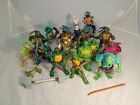 Vintage Teen Age Mutant ninja turtle action figures Lot 16 Weapons And Enemies