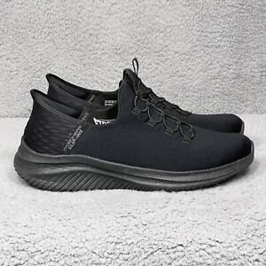Skechers Slip-ins Ultra Flex 3.0 Right Away Mens 11 Wide Sneakers Shoes Black