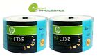 100 HP CD-R CDR Logo Top Discs Blank 52X 700MB 80MIN In ECO Spindle (Storage)
