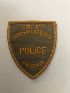 Virginia  Police -  old City of Fredricksburg Police  VA  Police Patch