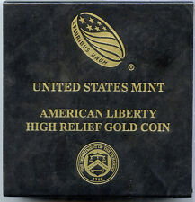 2015 American Liberty High Relief Gold Coin OGP Box & Case ONLY -DN148