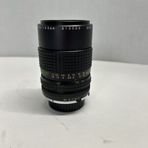 Makinon Auto MC Zoom 1:4.5 f-75mm-150mm Lens  Japan Photography With Case