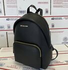 $298 Michael Kors ERIN MD BACKPACK Handbag Black MK Bag NWT