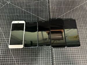 Bulk Lot of 5 Assorted Non-Working Android USB C Phones