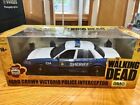 GREENLIGHT 1/18TH SCALE THE WALKING DEAD FORD CROWN VICTORIA POLICE INTERCEPTOR!