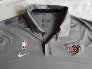 Nike NBA Basketball Team Phoenix Suns Dri Fit Coaches Polo Shirt Men's sz XL