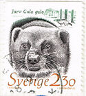 Swerige subarctic Fauna wolverine stamp 1984