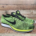 Nike Flyknit Racer Mens Size 10.5 Green Volt Running Marathon Sneaker 526628-731