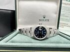 1998 Rolex Oyster Perpetual Date 26mm Steel Blue Dial Automatic Watch 69190