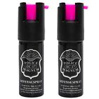 2 PACK Police Magnum pepper spray 1/2oz HP Safety Lock Personal Defense Security
