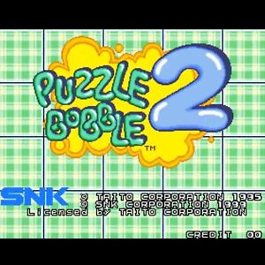 Used Puzzle Bobble 2 Arcade Game Cartridge Type Taito F-3 SYSTEM JAMMA Puzzle