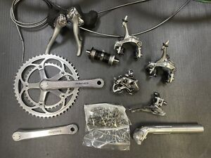 Shimano Dura Ace 7400 7402 7403  Groupset 2x8 w/ Wheelset Complete Vintage Road