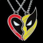 2024 Deadpool & Wolverine 3 Wolverine Best Friends Necklace Mask Pendant Choker