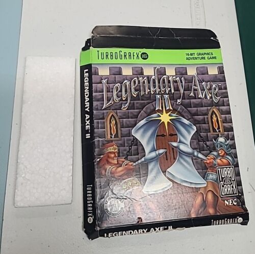 LEGENDARY AXE II 2 FOR TURBOGRAFX 16 TG-16 Box And Foam Only