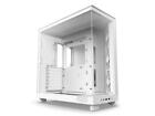 NZXT H6 FLOW - Compact Dual-Chamber Mid-Tower Airflow ATX PC Case, White