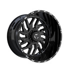 TIS 20x12 Wheel Gloss Black Milled 544BM 8x170 -44mm Aluminum Rim