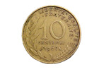 1968 FRANCE 10 CENTIMES KM# 929 - VERY NICE CIRC COLLECTOR COIN!-c4987xux