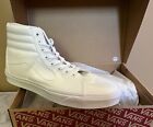 Vans Sk8-Hi True White Sneaker Skate Shoes-High Top-NEW Men-9  Women-10.5 Unisex
